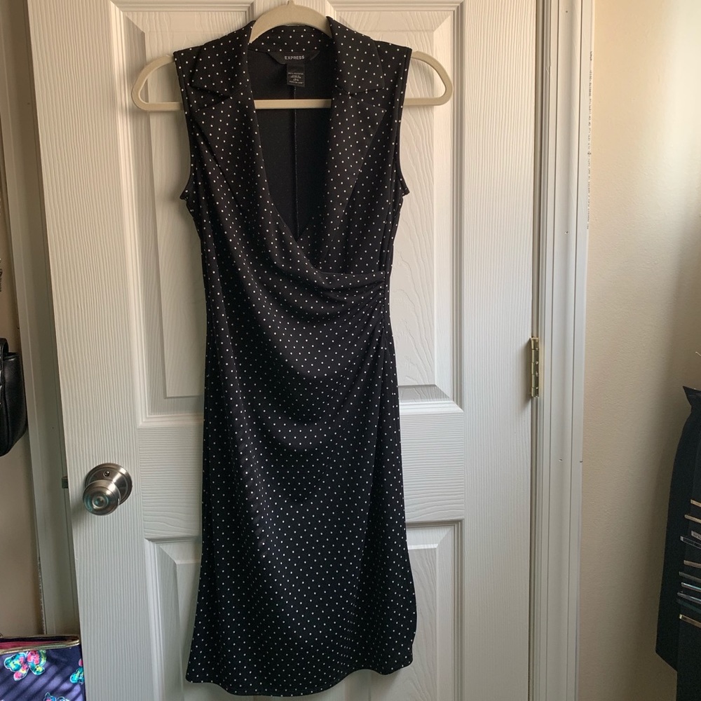 Express Polka Dot Dress